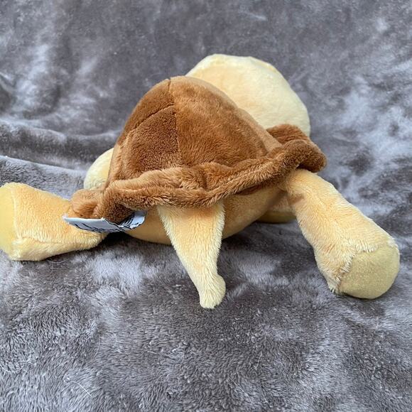 Russ Berrie Lil Peeper Shelly Turtle Plush 15" Big Green Eyes Red Rose Toy READ - Picture 14 of 16